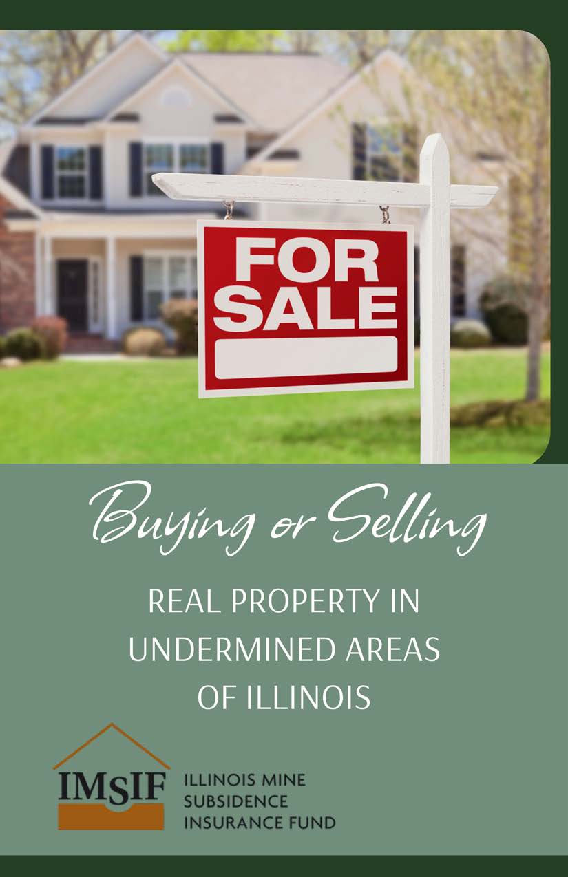 buying or selling real property in undermined areas of illinois cover