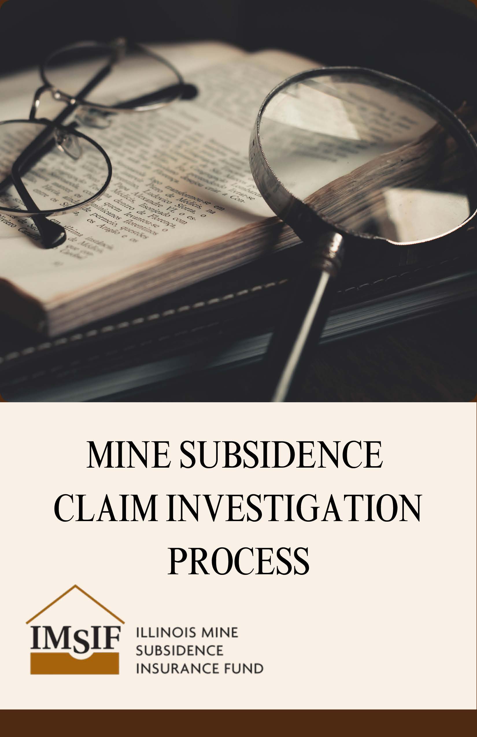 mine subsidence claim investigation process cover